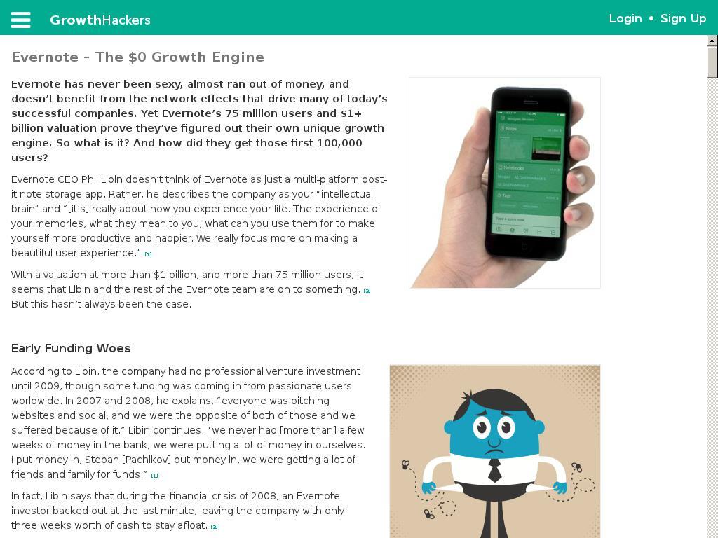 www.growthhackers.com screenshot