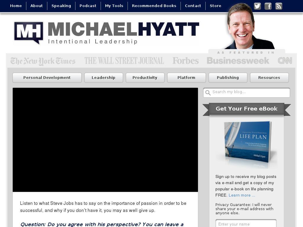 michaelhyatt.com screenshot